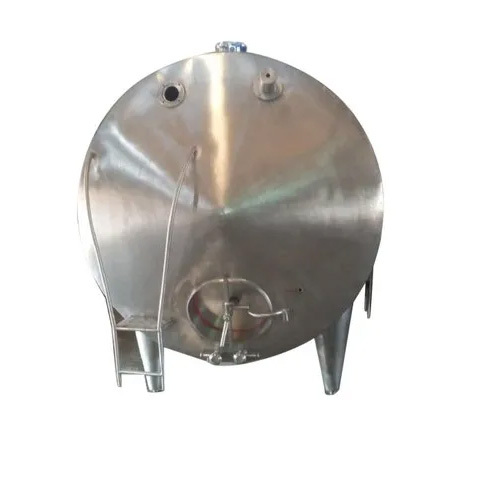 Silver 10000 Litre Milk Storage Tank