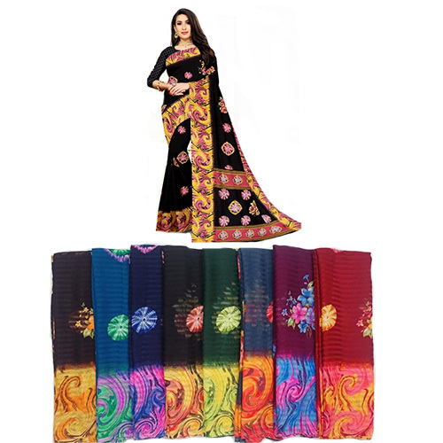 Different Available Designer Chiffon Saree