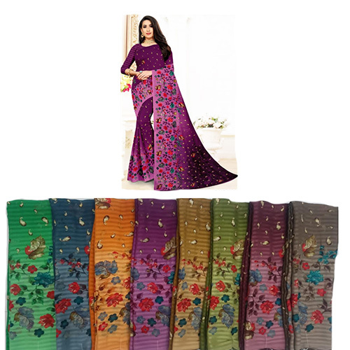 Different Available Designer Chiffon Saree