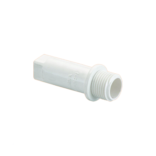 Upvc End Plug - Plastic, 1/2 Inch Outer Diameter, White | Male Connection, Round Shape, Standard Packing 100x10, 1000 Count
