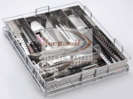 प्रीमियम कटलरी किचन बास्केट