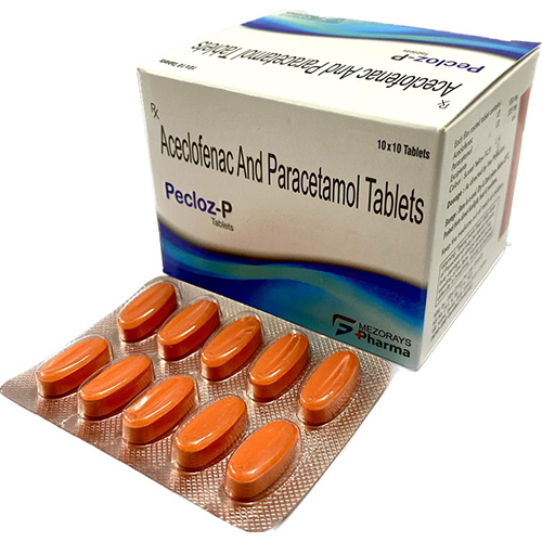 Aceclofenac And Paracetamol Tablets General Medicines