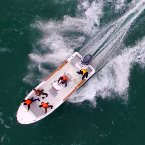 Liya 6.6M Panga Fishing Boat Fiberglass Fisher Boats - Capacity: 930 Kg/Hr