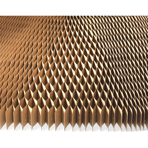 Plain Paper Honeycomb Core Sheet - Paper Material, Brown Color, Also Available In White And Printed Options | Honeycomb Paper Type Features