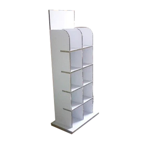 White Cardboard Display Stand Application: Industrial