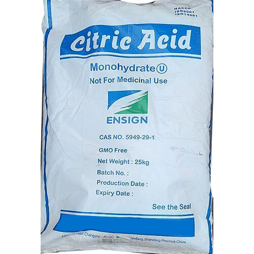 साइट्रिक एसिड ग्रेड: औद्योगिक ग्रेड