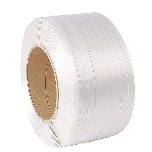 Polyester Corded Composite Strap - 13mm To 50mm Width, 0.5mm To 2.0mm Thickness, White Color | 200-500 Kg Tensile Strength, 5%-15% Elongation, Roll Packaging