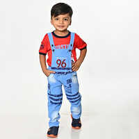 ब्लू बॉयज़ डेनिम डूंगरी