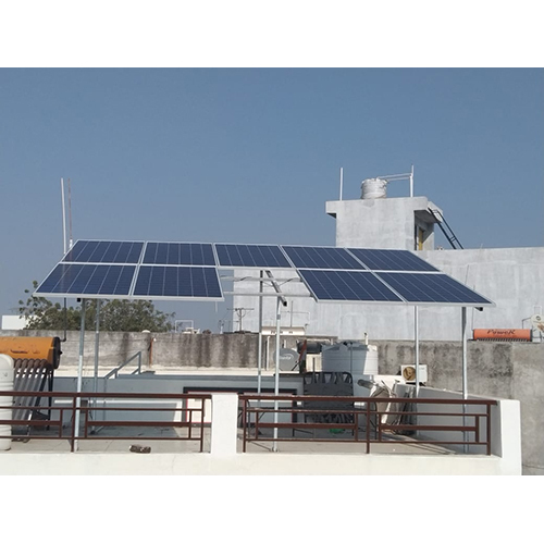 स्टेनलेस स्टील 3 किलोवाट सोलर रूफटॉप सिस्टम