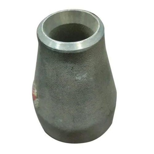 Mild Steel Pipe Reducer - Mild Steel, Round Shape, Silver Finish | Durable and Reliable Pipe Fitting