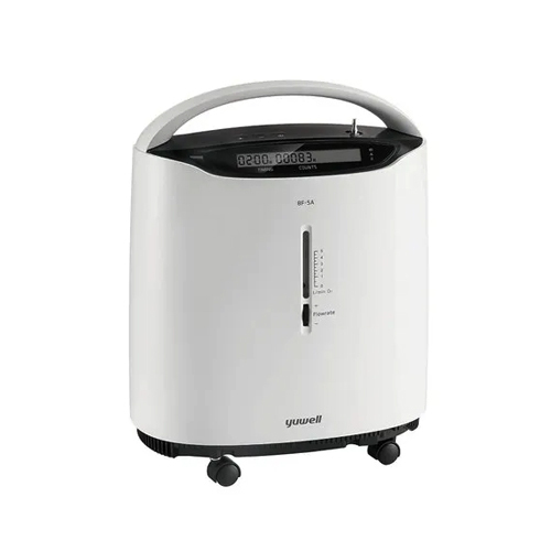 प्लास्टिक ट्युवेल 8f-5a 5 Lpm ऑक्सीजन कॉन्सेंट्रेटर