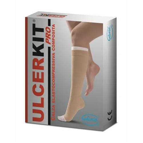 Ulcer Kit Varicose Stocking - Color: Beige