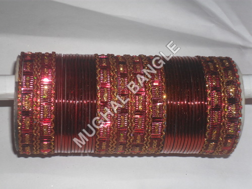 मिक्स मेटल कंगन सेट