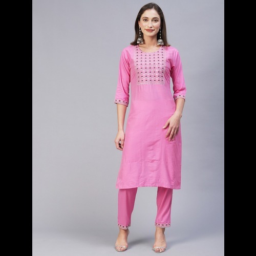 Designer Silk Kurti - Style: Traditional