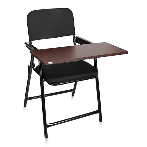 Black Training Chair With Writing Pad