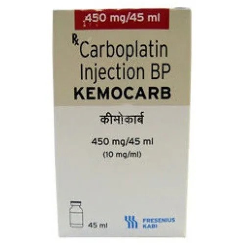 Kemocarb Injection - 450mg, Effective Treatment For Ovarian And Small Cell Lung Cancer, Requires Regular Blood Tests, Supervised Administration