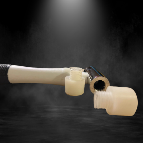 White Uhmw Hammer Rubber Grip With Fiber Handle