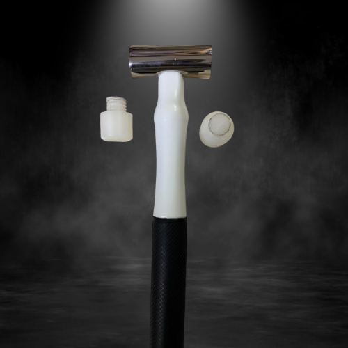 White Uhmw Hammer Rubber Grip With Fiber Handle