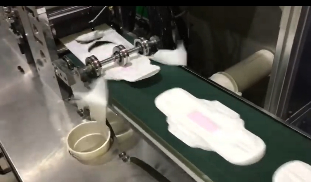 Ultra Sonic Sanitary Napkin Machine