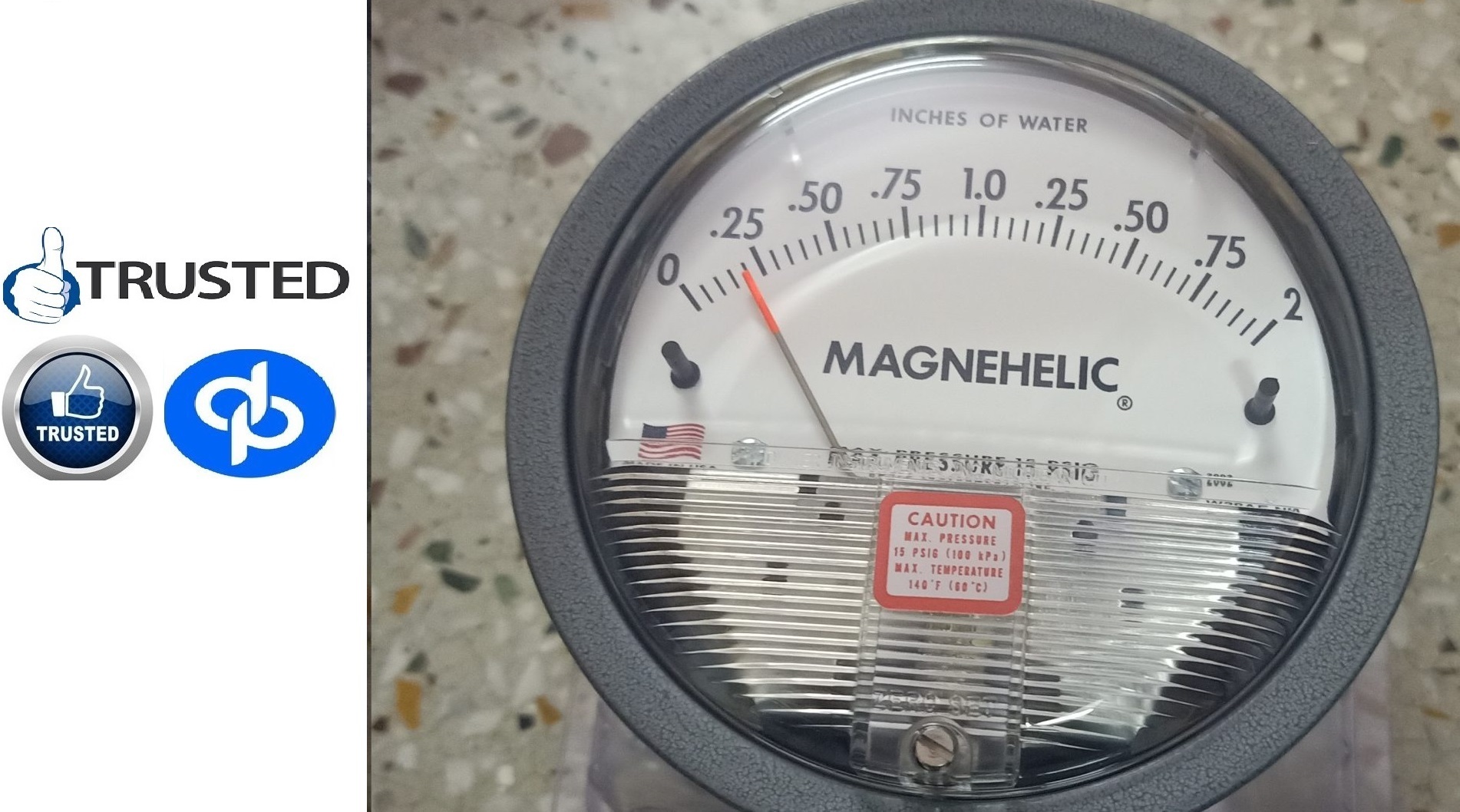 Dwyer Maghnehic Gauges By Nalgonda Telangana Accuracy: 2% (-Ha Model 1) Of Fs (3% (-Ha 1.5%) On -0