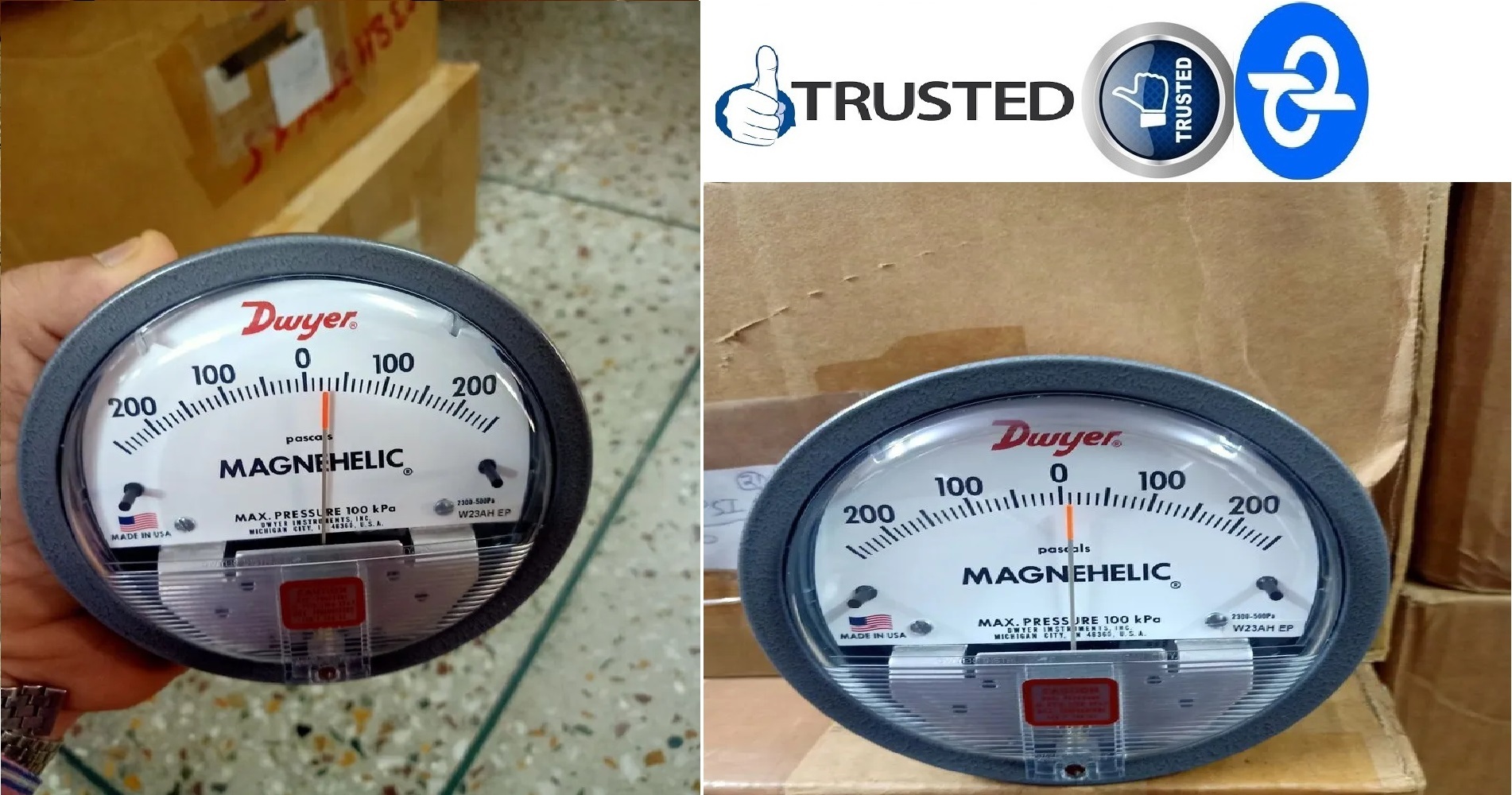 Dwyer Maghnehic Gauges By Nalgonda Telangana Accuracy: 2% (-Ha Model 1) Of Fs (3% (-Ha 1.5%) On -0