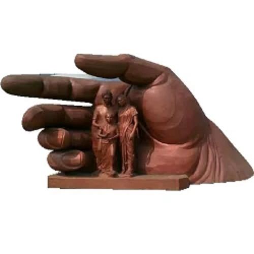 Copper Fiber Antique Sculpture Chowk Statue