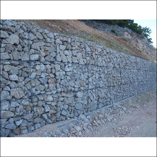 Pvc Coated Double Twisted Hexagonal Wire Mesh - Color: Grey