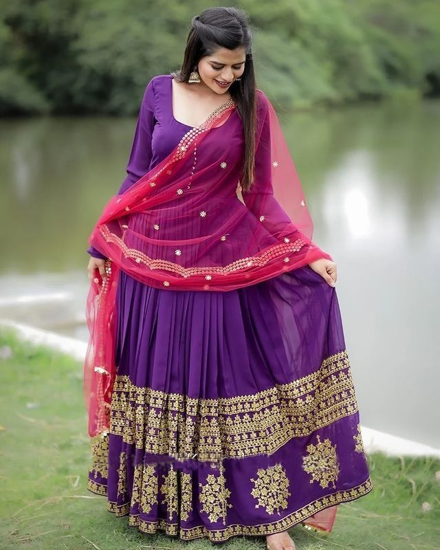 Georgette Long Kurti
