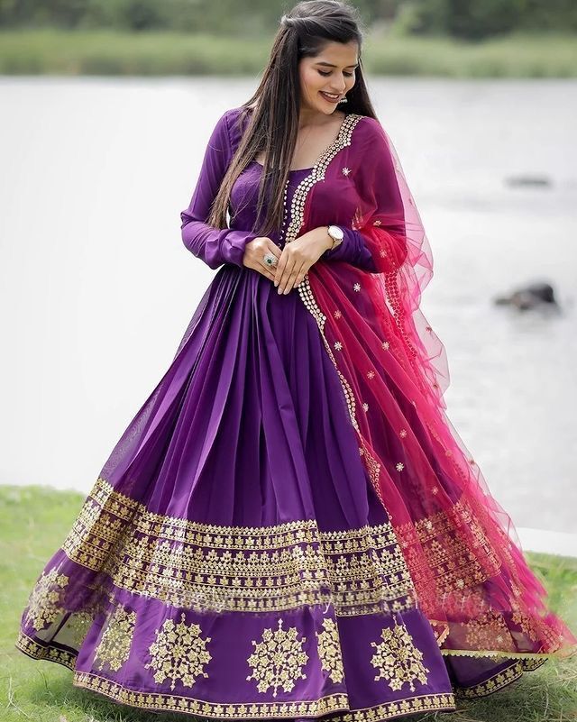 Georgette Long Kurti