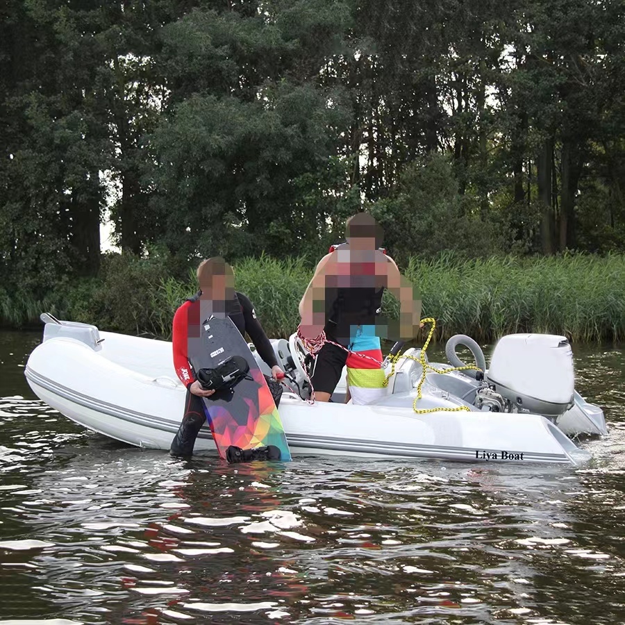 Liya 3.8m Rib Boat Pvc Hypalon Rigid Inflatable Boats Capacity: 780 Kg/hr
