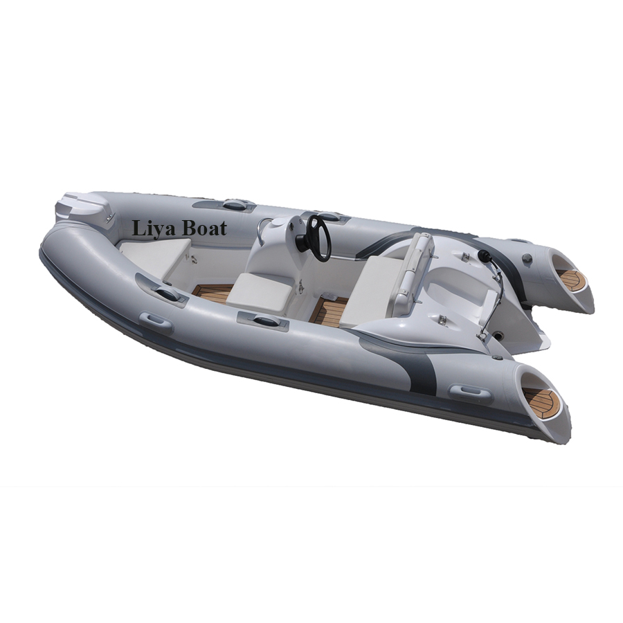 Liya 3.8m Rib Boat Pvc Hypalon Rigid Inflatable Boats Capacity: 780 Kg/hr