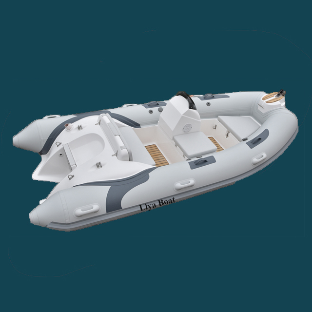 Liya 3.8m Rib Boat Pvc Hypalon Rigid Inflatable Boats Capacity: 780 Kg/hr
