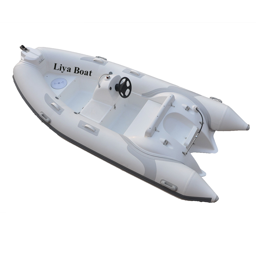 Liya 3.8m Rib Boat Pvc Hypalon Rigid Inflatable Boats Capacity: 780 Kg/hr