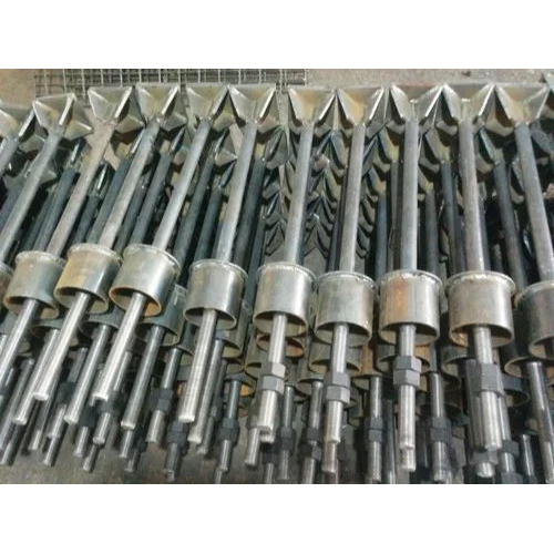 MS Foundation Bolt - Mild Steel, Different Sizes Available | Galvanized Surface Treatment, Industrial Fastener for Structural Integrity