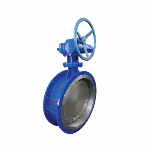 स्टेनलेस स्टील वर्म गियर फ्लैंज हार्ड सील बटरफ्लाई वाल्व