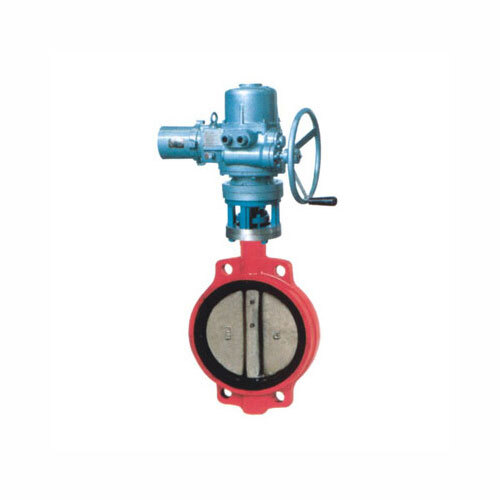 स्टेनलेस स्टील इलेक्ट्रिक वेफर टाइप सॉफ्ट सील बटरफ्लाई वाल्व