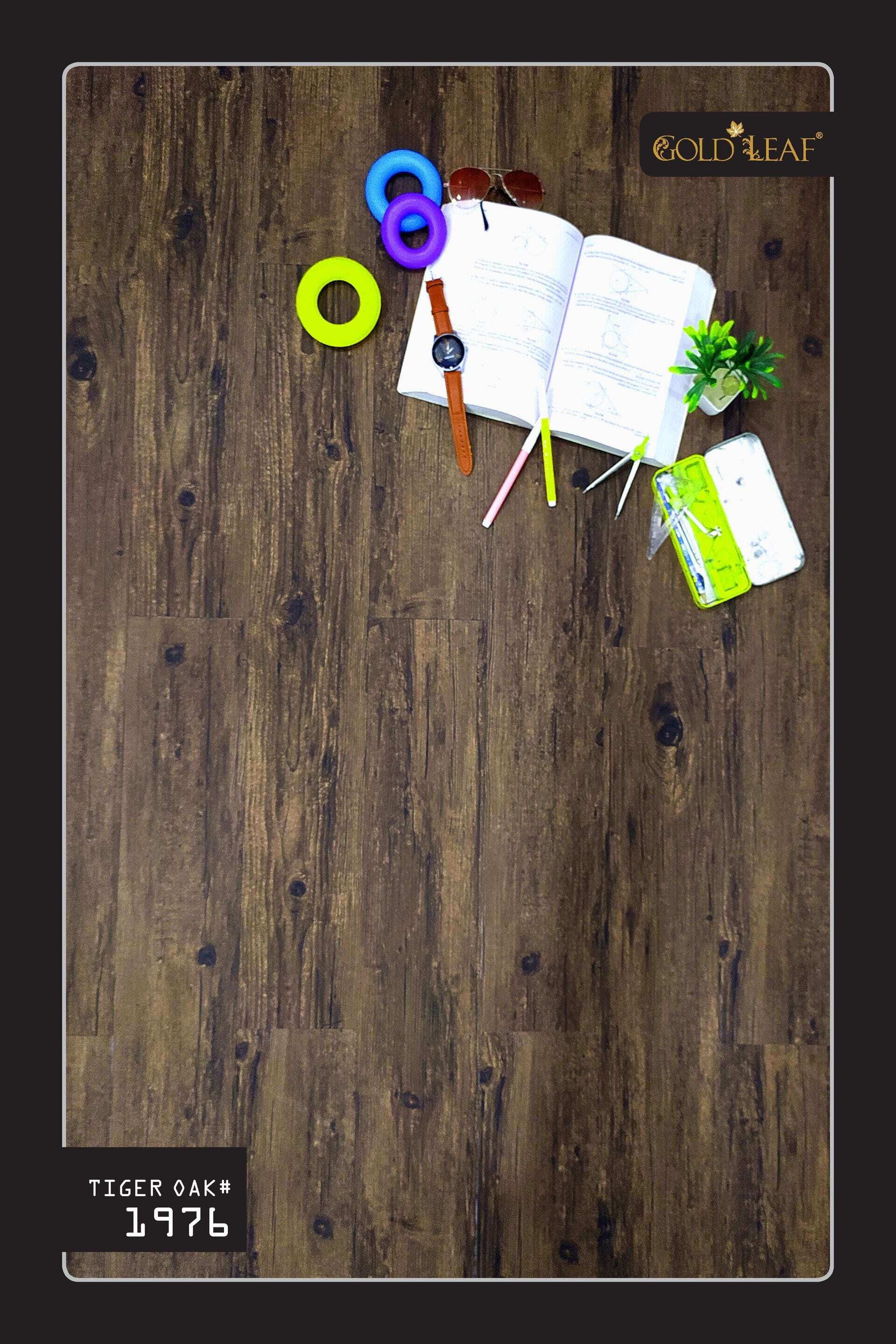 Pvc Flooring Plank - High-quality Vinyl Layer, 2-3mm Thickness | Uv Coated, Smooth Surface Texture, Sound Absorption, Easy Maintenance