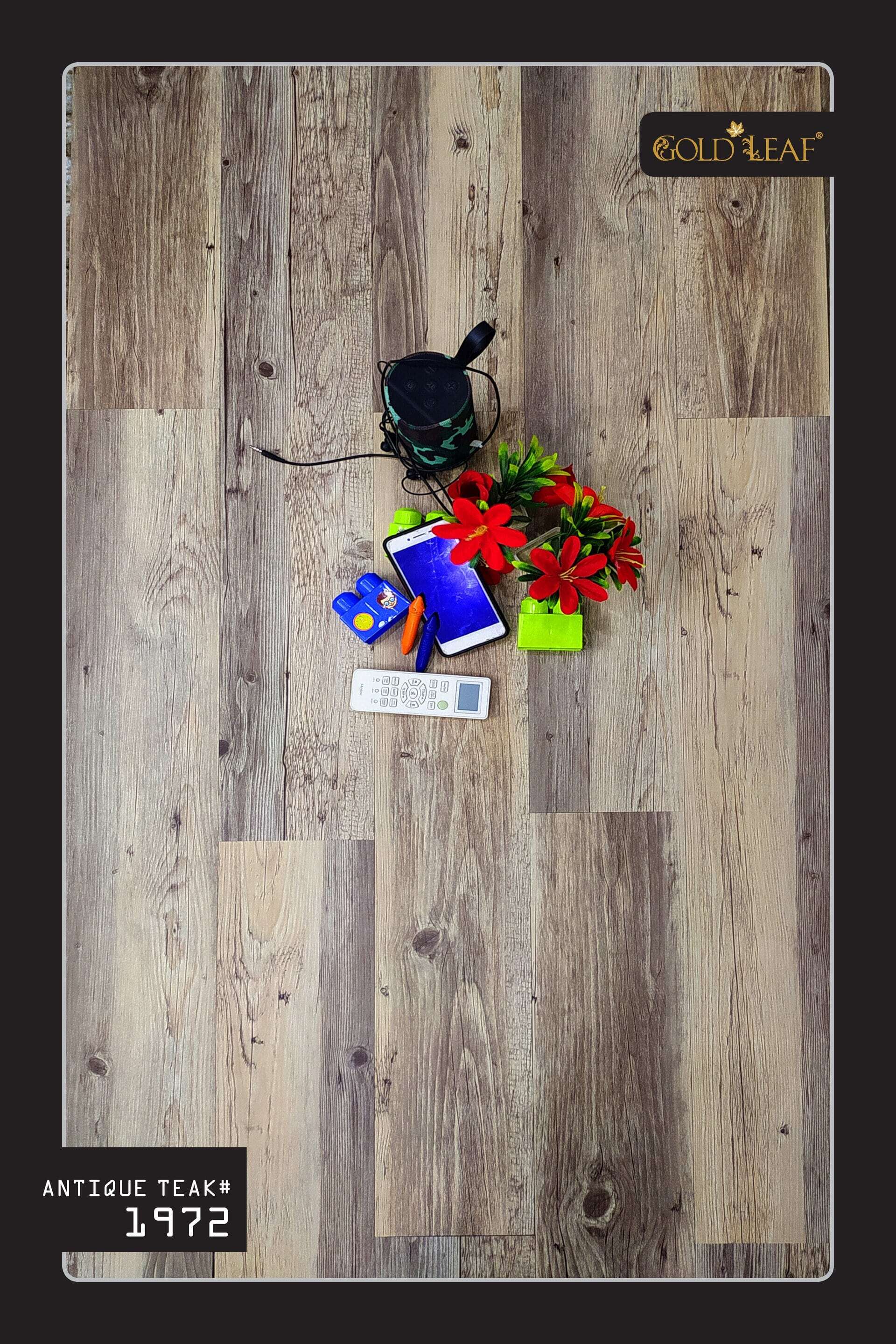 Pvc Flooring Plank - High-quality Vinyl Layer, 2-3mm Thickness | Uv Coated, Smooth Surface Texture, Sound Absorption, Easy Maintenance