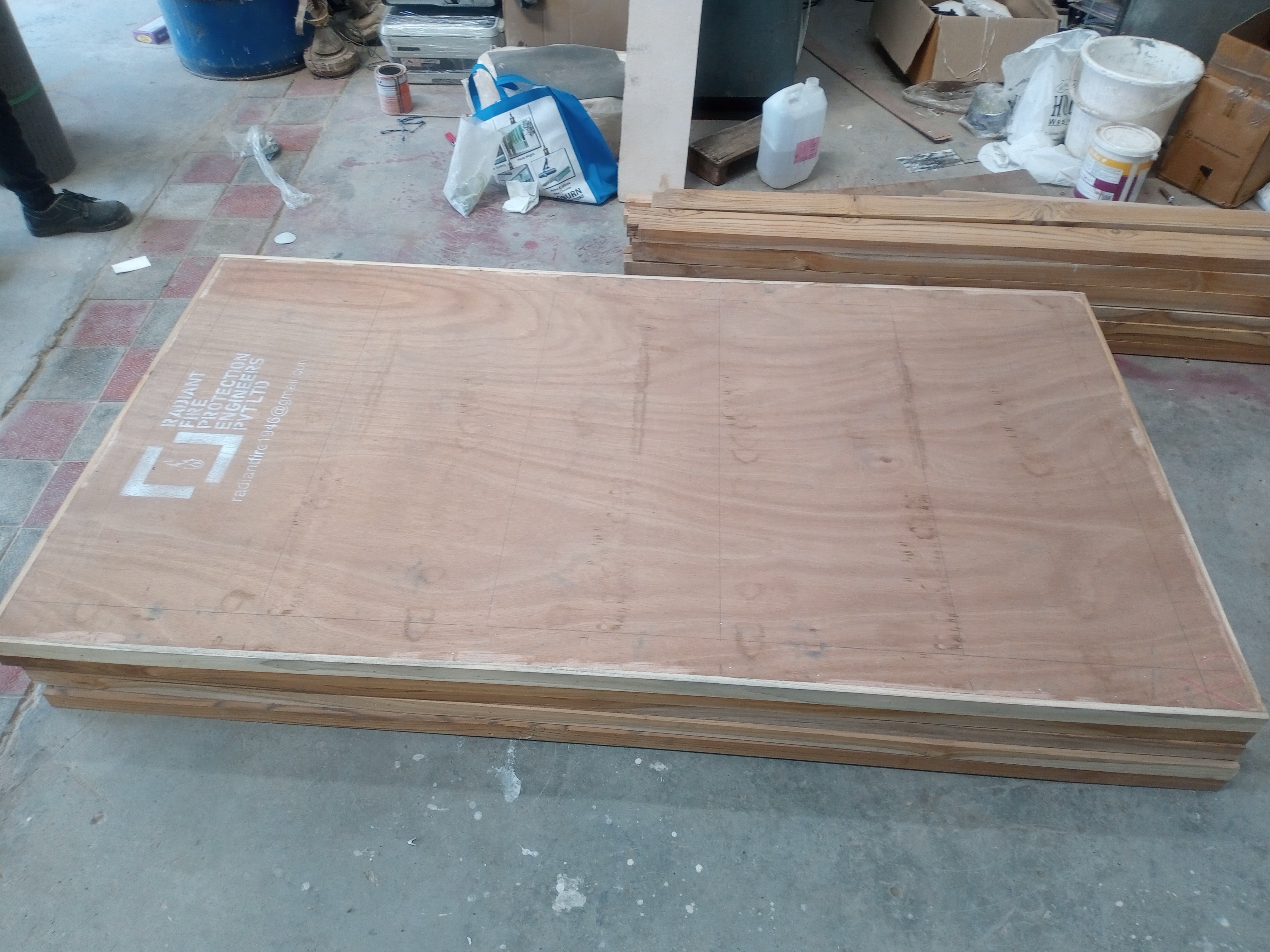 Wooden Fire Door - Application: Industrial