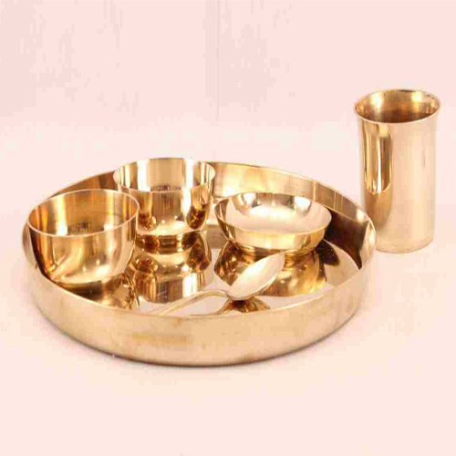 गोल्डन ट्रेडिशनल बुफे प्लेट