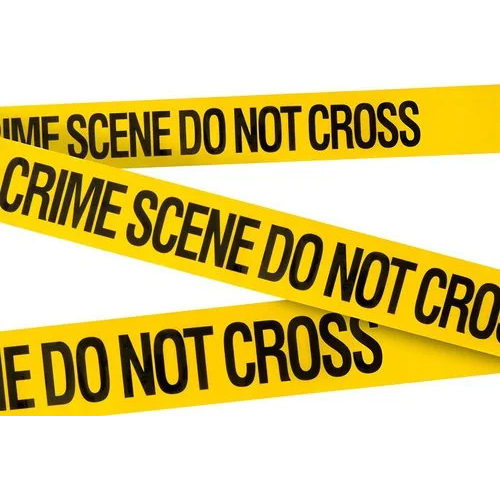 Black And Yellow Crime Scene Do Not Cross Tape