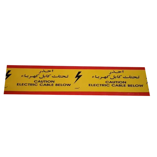 Pe Cable Protection Tiles - 1000x150x3mm | Durable Black And Yellow, Easy Installation For Industrial Use