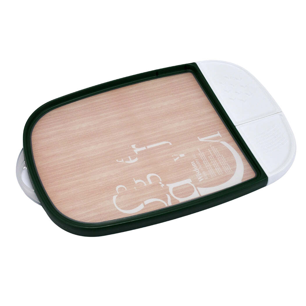Cutting Board For All Type Eating Item For Home (5217) - Food-grade Pp Material, 45x31x3 Cm | Detachable Design, Anti-slip Surface, Built-in Whetstone