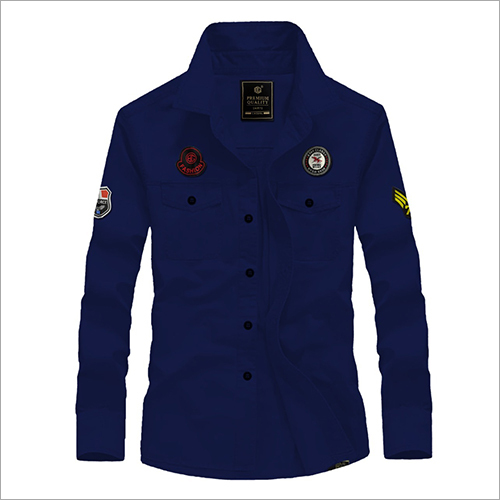 Cargo Shirt For Men Collar Style: Classic