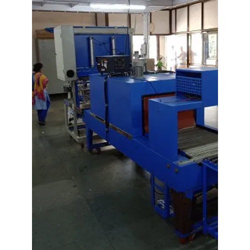 स्वचालित सेमी ऑटो बॉक्स श्रिंक रैपिंग मशीन