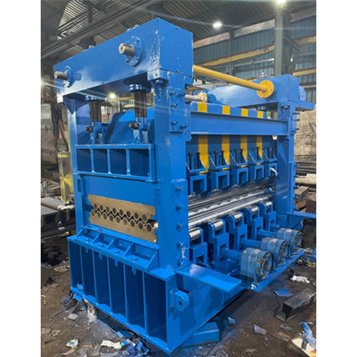 4 Hi Leveler Machine - Steel Fabricated, 2500x14 Mm Size | Automatic, Motorized Work Roll & Back Up Roll Setting, Blue Color