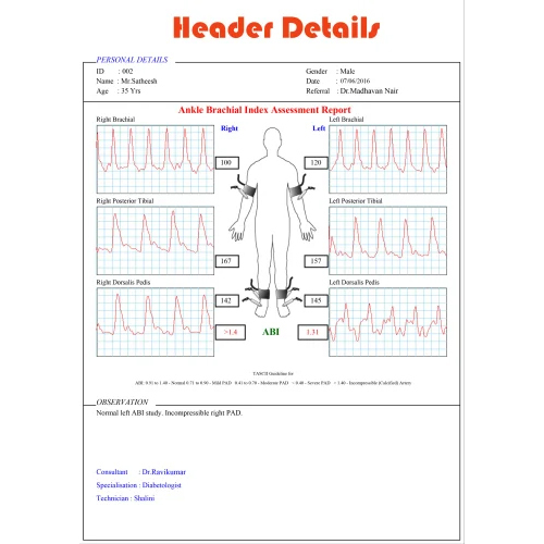 Vasabi Vascular Doppler Recorder Application: Commercial