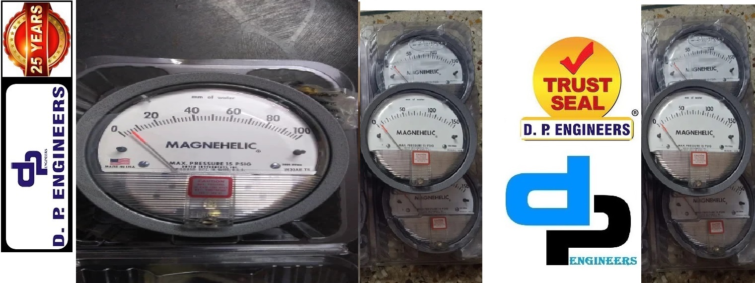 Dwyer Maghnehic Gauges By Goa Accuracy: 2% (-Ha Model 1) Of Fs (3% (-Ha 1.5%) On -0