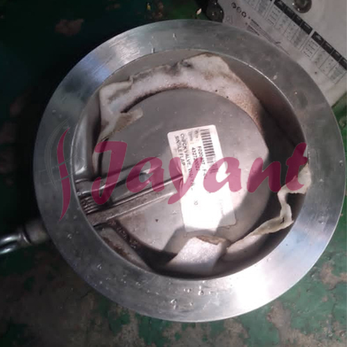 Check Valve - Stainless Steel, 8" Size, Silver Color | Low Pressure, Customized Valve Structure, Single Way Type, Fluid Control