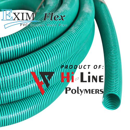 Green Pvc Suction Hose Pipe - High Grade Pvc, Various Sizes Available | Ideal For Potable Water, Slurries, And Chemicals